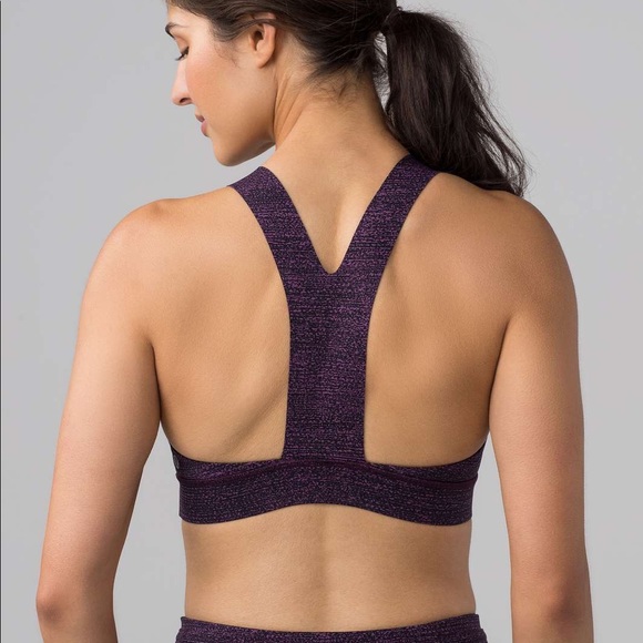 Lululemon Fast And Free Bra | Nulux | Dark Mystic | 10 - Picture 2 of 12